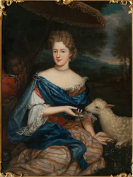 Porträt von Maria Carolina de Bouillon